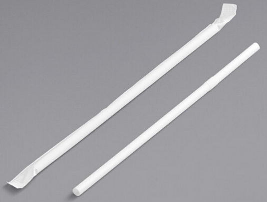 Wrapped Flex Straw Clear 6 mm