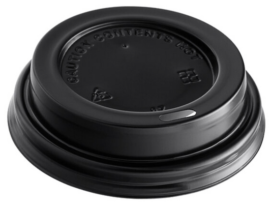 Paper Cup Lid 8 OZ Black