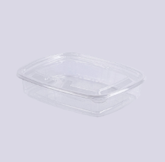 Rectangular Transparent with Lids 500 CC