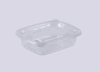 Rectangular Transparent with Lids 6 OZ