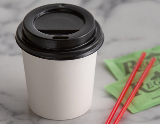 Paper Cup Lid 4OZ Black