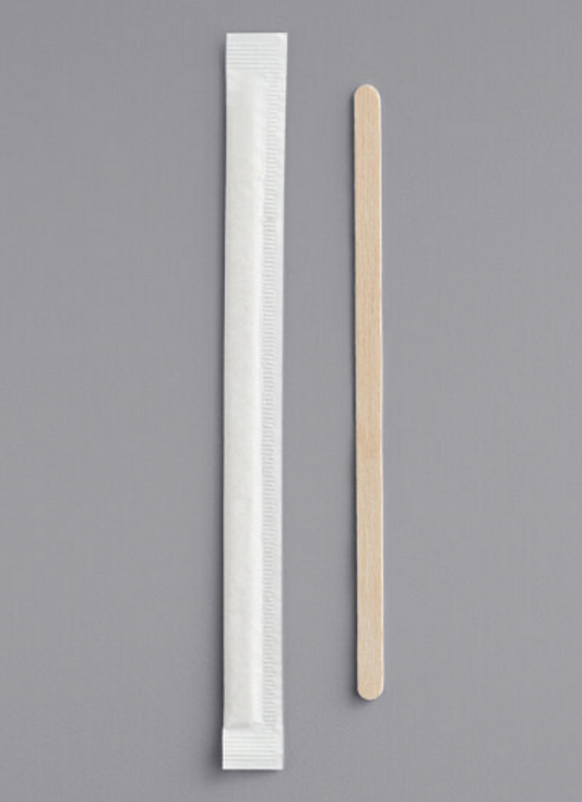 wrapped Drink Stirrer 14 cm