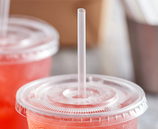 Unwrapped Flex Straw Clear 6 mm , 50 Pice in the bag