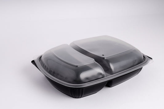 Meal big 2 Compartments Black